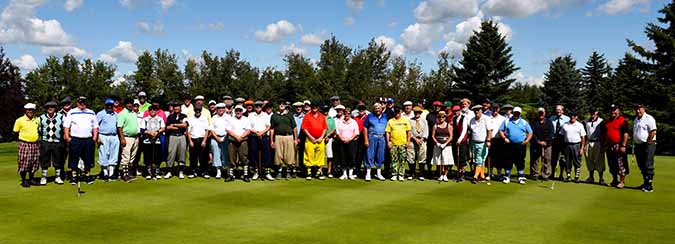 The field for the 2016 Canadian Hickory Open Championships.