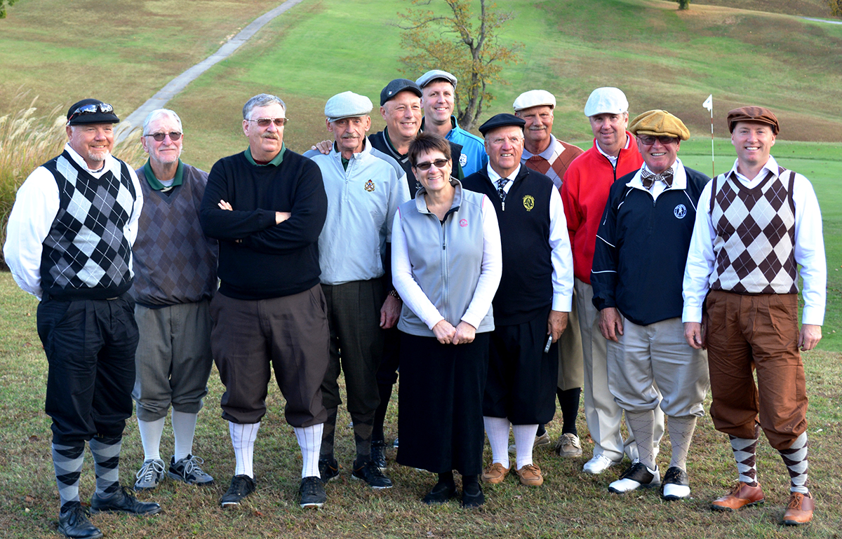 The field at the inaugural Indiana Hickory Open, hosted by Max Hollon.