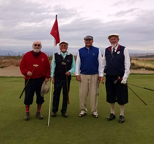 Tad Moore, left, Jim von Lossow, Andrew von Lossow, and Rob Ahlschwede.