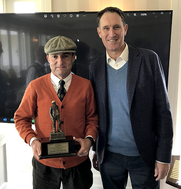 AHC 2024 handicap winner The Society of Hickory Golfers